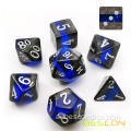 Bescon Mineral Rocks Gem Vines Polyhedral D&D Dice Set من 7 ، لعبة RPG لعب لعبة Dice 7pcs مجموعة